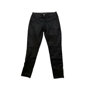 CHIP & PEPPER BLACK Syd Skinny Leg Zip Ankle Length Size 29 Black Snakeskin